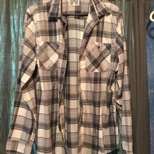 Casual men’s button down shirt.